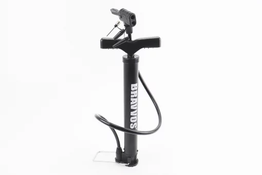 Насос ручной "напольный" алюминиевый с Т-ручкой, под штуцера Schrader&amp;Presta PUM-053, FIX-208999