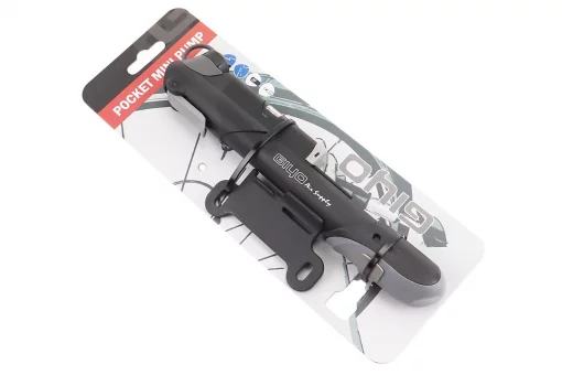 Насос пластмасовий телескопічний з вузьким манометром, Т-ручкою, чорний GP-61S, FIX-209199