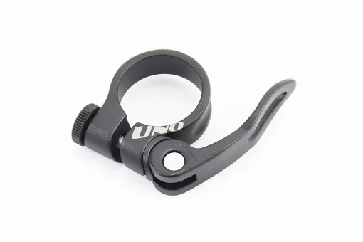 Зажим (хомут) трубы сидения MTB 31,8мм, крепл. эксцентрик, алюминиевый, чёрный XC-68, FIX-209209