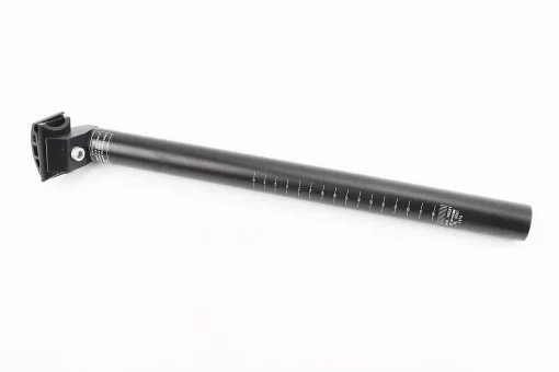 Труба сидіння MTB 30,4x400мм, алюмінієва, чорна, FIX-209213