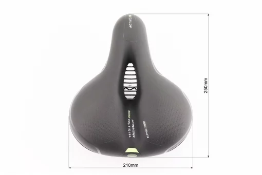 Сидіння ХВЗ 250x210мм, чорне, FIX-209221