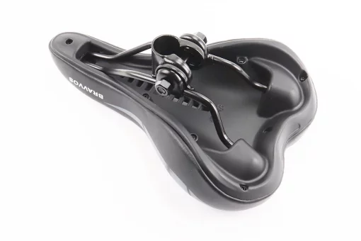 Сидіння MTB 275x170мм, чорне-сіре YF-1031, FIX-209223