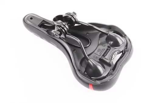 Сидіння MTB 270x160мм, чорно-червоне CPO-2032, FIX-209229