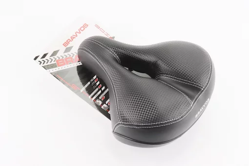 Сидіння ХВЗ 250x200мм, чорне YF-1039, FIX-209230