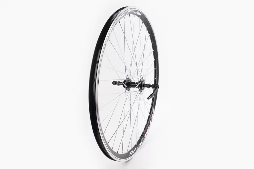 Колесо 26" заднее V-brake, обод и втулка 14Gx36H алюминиевые, пром-подшипники 6200 2RS, под вольнобег, крепл. эксцентрик, RACE26,