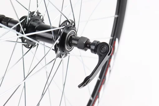 Колесо 26" заднее V-brake, обод и втулка 14Gx36H алюминиевые, пром-подшипники 6200 2RS, под вольнобег, крепл. эксцентрик, RACE26,