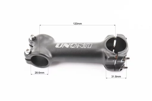 Вынос руля MTB 28,6x31,8х120мм, алюминиевый, чёрный AS-601, FIX-209261