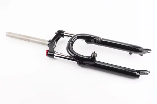 Вилка 24" амортизационная, без резьбы 1-1/8" (28,6мм), шток 260мм, с ходом 70мм, V/Disk-brake, Lockout, чёрная LJ-536M, FIX-209287