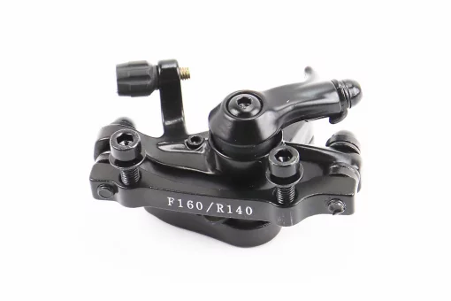 Гальмівний супорт передній (F160/R140мм), чорний DB-06, FIX-209293