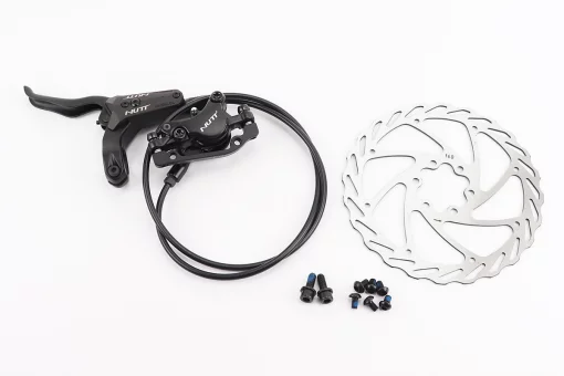 Гальмо Disk-brake гідравлічне переднє, диск 160мм, кріпл. 6 болтів, чорне F-800, FIX-209295