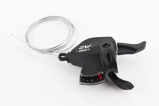 Перемикач (манетка) R7 швидкостей, чорний A2, FIX-209304