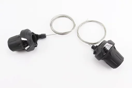 Переключатели (грипшифт) 3x7 скоростей, чёрные SL-RV300, FIX-209309