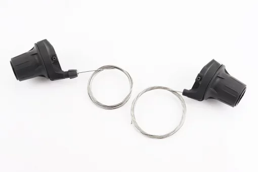 Переключатели (грипшифт) 3x7 скоростей, чёрные SL-RV300, FIX-209309