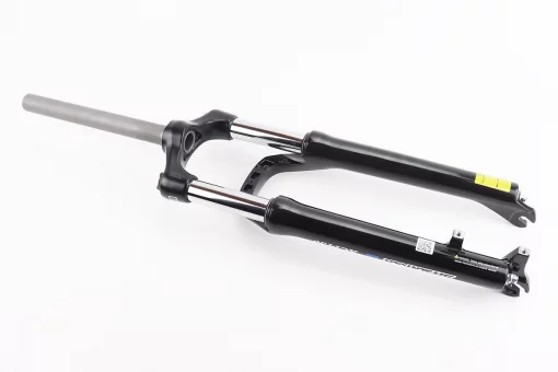 Вилка 26" амортизационная, без резьбы 1-1/8" (28,6мм), шток 260мм, с ходом 80мм, Disk-brake, пружинно-масляная, Lockout,