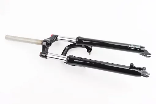 Вилка 29" амортизационная, без резьбы 1-1/8" (28,6мм), шток 260мм, с ходом 75мм, V/Disk-brake, M Lockout, чёрная