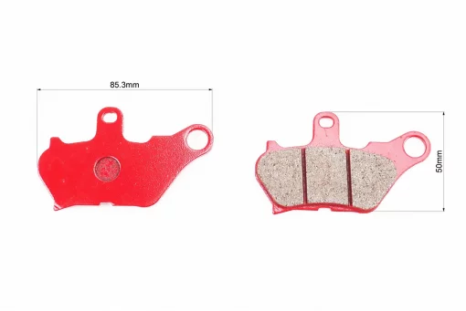 Гальмівні колодки (дискові) Yamaha MIO/EGO к-кт червоні, FIX-209459