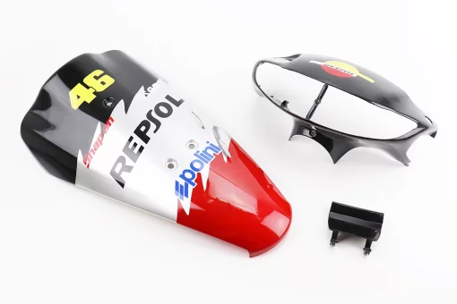 Honda DIO AF-34 пластик - к-кт крашеные 5 деталей, TUNING (возможны незначительные потертости), FIX-329430