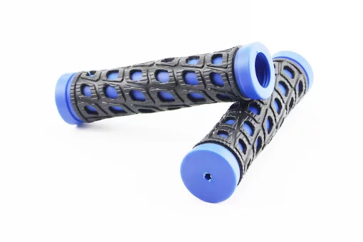 Ручки керма 130мм, чорно-сині GP-445, FIX-209460