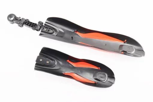 Крылья пластмассовые 24-26" MTB, чёрные с вставкой(разные цвета) XGNB-018, FIX-209467