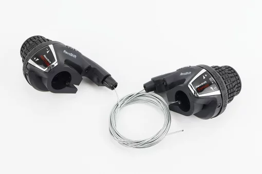 Переключатели (грипшифт) 3x7 скоростей, чёрные SL-RS 35 , FIX-209496