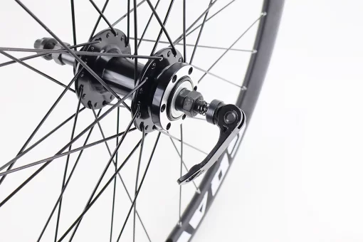 Колесо 27,5" заднє Disk-brake, обід "крапля" та втулка 14Gx36H алюмінієві NECO MS31R, під вільнобіг, кріпл. ексцентрик, "GRAVITY",