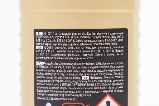 Гальмівна рідина синтетична "DOT-4", 250ml, FIX-209562