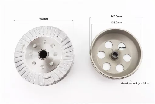 Вариатор задний в сборе 250cc, FIX-313008