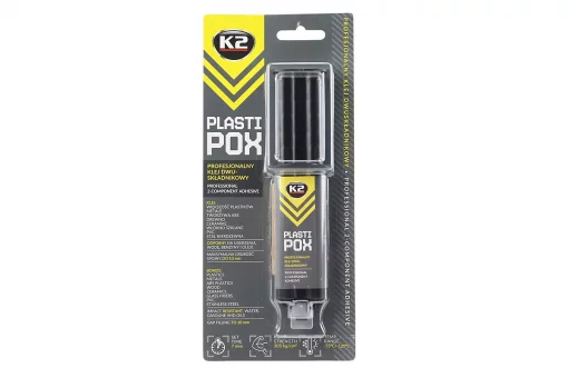 Клей двокомпонентний для пластикових деталей "PLASTI POX", 25g, FIX-209574