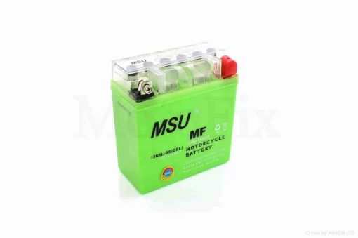 АКБ GEL 12V 5A 119-60-129mm, высокий 12N5L-BS (YB5L-BS) "MSU" (2026), QT-015336