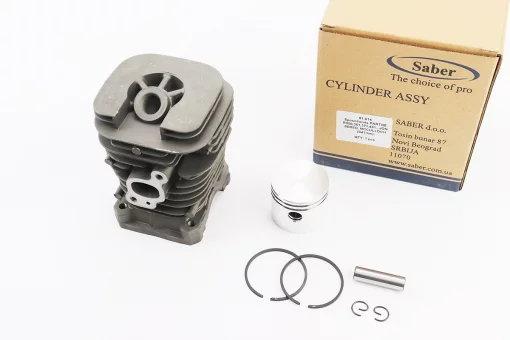 Циліндр к-кт (цпг) 41mm (палець 10mm) "чорний" Partner-350/351/352/371/390/391/420/2035, JONSERED-CS2137/CS2138, FIX-206106