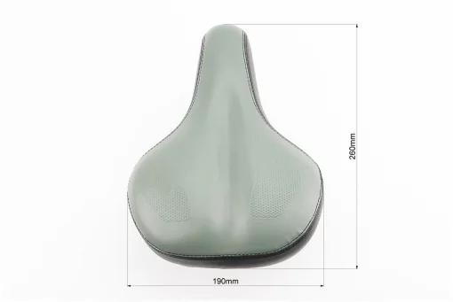 Сидіння ХВЗ 260х190, чорно-сіре A-57, FIX-209334