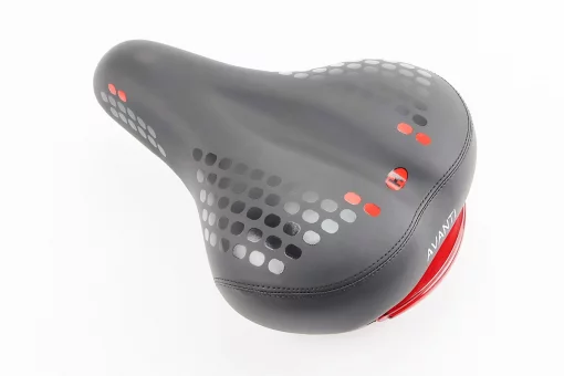 Сидіння ХВЗ 270х210мм, чорне стоп сігналом A-1, FIX-209340