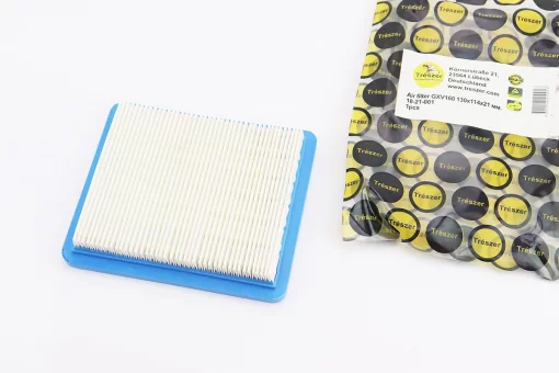 Фильтр воздушный - элемент (бумажный 130x114x21mm) для двигателей Honda GC160/GCV160/GCV135, BRIGGS&amp;STRATTON, Quantum, FIX-601491