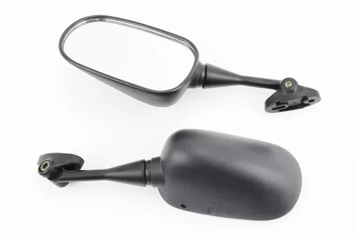 Зеркала к-кт на мотоцикл "прямоугольные" под два болта, черный (без болтов), FIX-209620