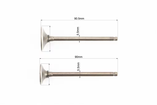 Клапанний рем. к-кт (пружини, сухарі, сальники, клапана) CB125cc, FIX-321141