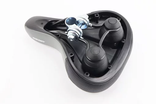 Сидіння ХВЗ 260x180мм, чорно-сіре N312, FIX-406794