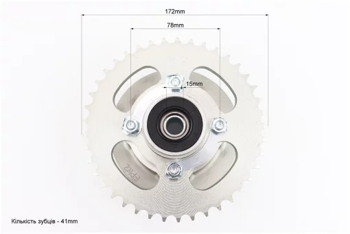 Панель демпферная со звездой 428-41Т в сборе, FIX-508096