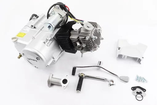 Двигатель мопедный в сборе 110куб (Active) - "автомат", FIX-210666