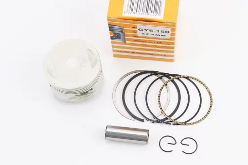 Поршень к-кт 150cc 57,4мм STD (палец 15мм) жёлтая коробка, FIX-310310