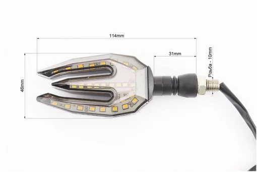 Поворот диодный + габарит ZXD-13, 2шт, FIX-998887