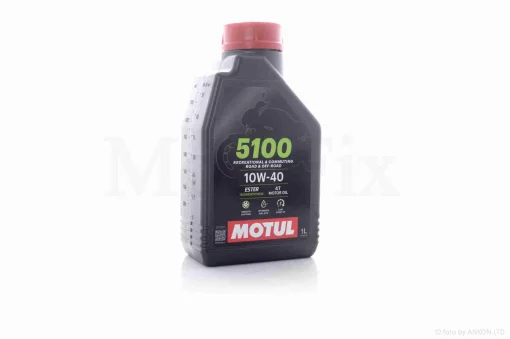 Масло моторное 4T, 1л, 10W40, полусинтетика (5100) "MTL" ФРАНЦИЯ, QT-010843