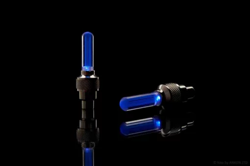 Ковпачок на ніпель світиться (пара, сині) "Fireflys", QT-002777