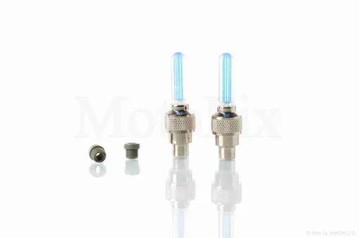 Ковпачок на ніпель світиться (пара, сині) "Fireflys", QT-002777