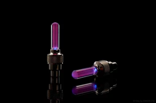 Ковпачок на ніпель світиться (пара, червоні) "Fireflys", QT-003320