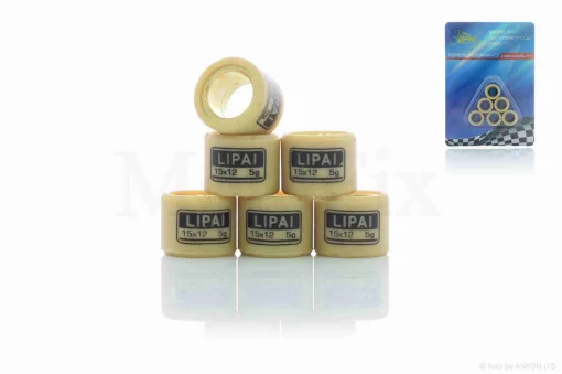 Ролики вариатора Yamaha 15-12 5.0g "LIPAI" (std 3KJ, SA26/36/39J, UA06J), QT-030346