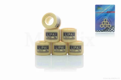 Ролики варіатора Yamaha 15-12 6.0g "LIPAI" (std 3YK, 5BM), QT-030347