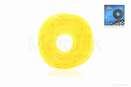 Шланг паливний 4mm, 15 метрів, силіконовий "LIPAI" (жовтий), QT-030303