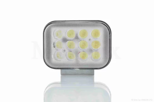 Фара додаткова діодна, прямокутна, 100-72mm, 12-80W, IP67, біле/жовте світло #LPS-2173, QT-003480