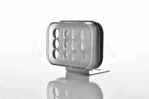 Фара додаткова діодна, прямокутна, 100-72mm, 12-80W, IP67, біле/жовте світло #LPS-2173, QT-003480