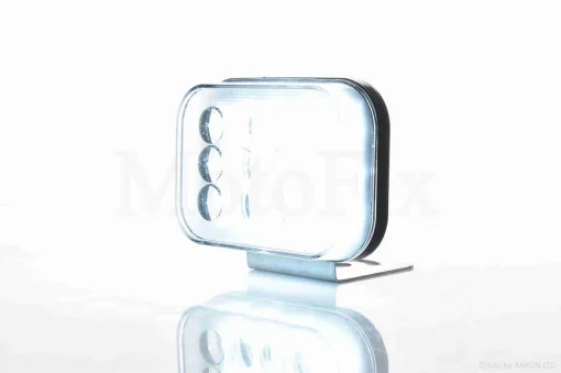 Фара додаткова діодна, прямокутна, 100-72mm, 12-80W, IP67, біле/жовте світло #LPS-2173, QT-003480